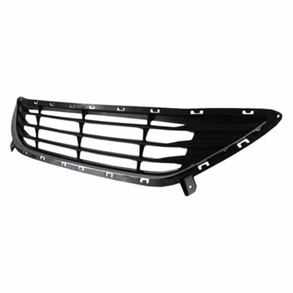 Sherman Parts Front Bumper Grille for 2011-2013 Hyundai Elantra CAPA SHE3194B-99BGQ-0